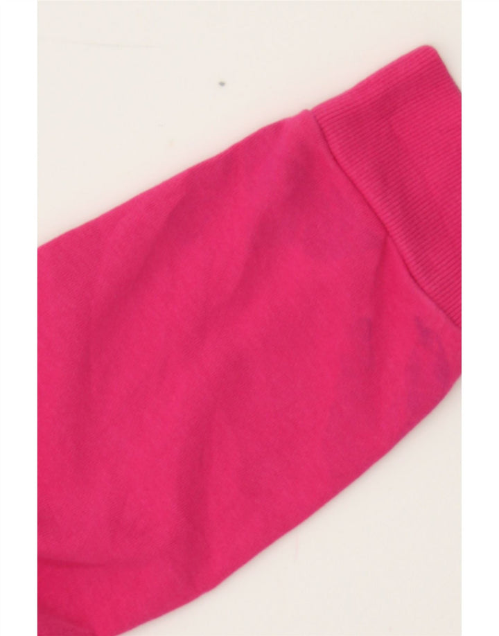 ADIDAS Womens Oversized Sweatshirt Jumper UK 8/10 Small Pink Colourblock Vintage Adidas and Second-Hand Adidas from Messina Hembry 