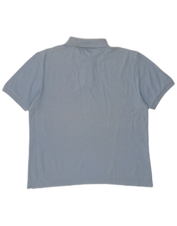 MARINA YACHTING Mens Polo Shirt Medium Blue Cotton