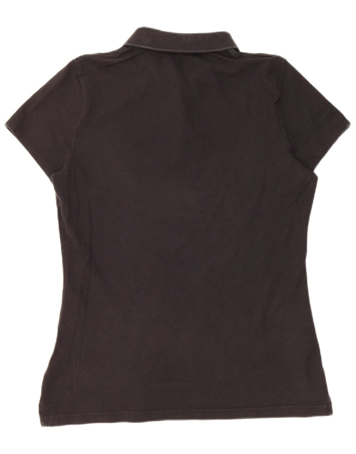 Tommy Hilfiger Womens Polo Shirt UK 14 Large Black