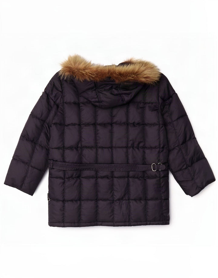 Think Pink Womens Hooded Oversized Padded Jacket UK 16 Large Navy Blue