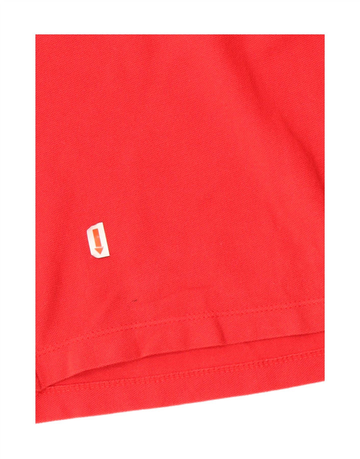 NIKE Womens Polo Shirt UK 10/12 Medium Red Vintage Nike and Second-Hand Nike from Messina Hembry 