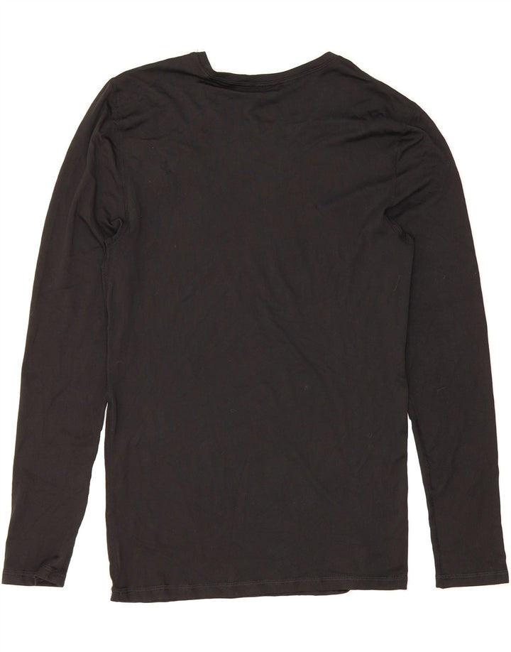 REEBOK Mens Top Long Sleeve Small Black Polyester Vintage Reebok and Second-Hand Reebok from Messina Hembry 