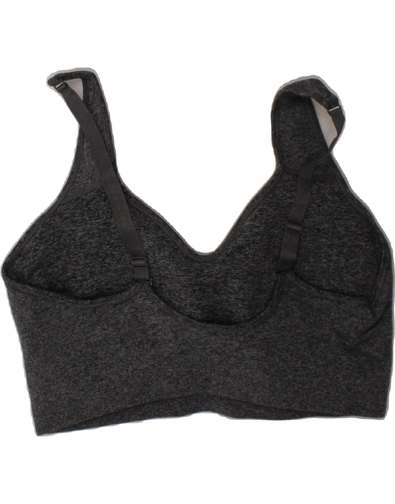 PUMA Womens Sport Bra Top UK 18 XL Grey Flecked Nylon Vintage Puma and Second-Hand Puma from Messina Hembry 