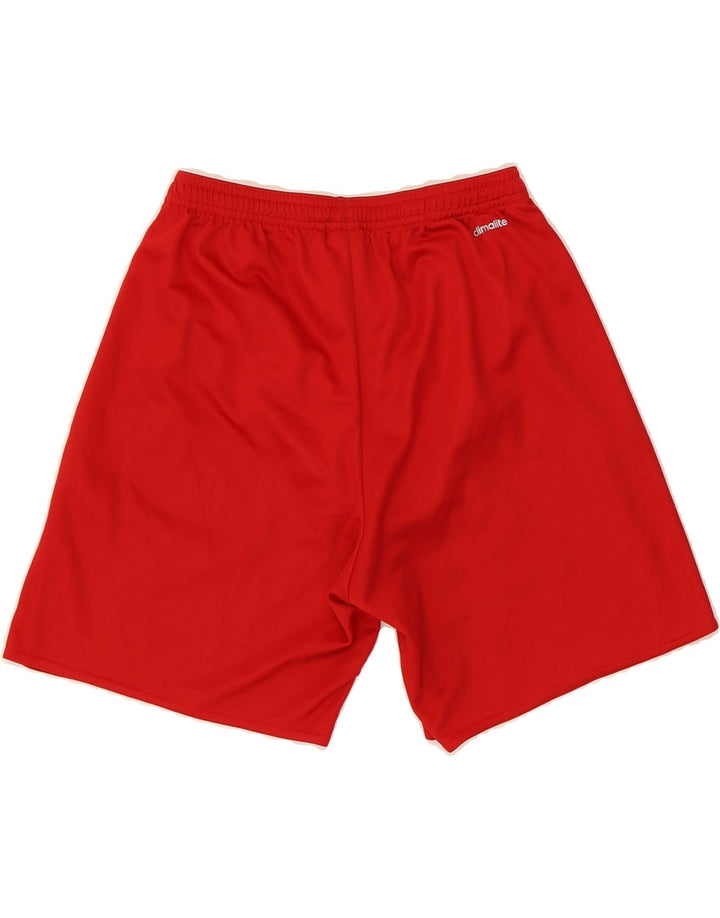 ADIDAS Womens Climalite Sport Shorts UK 8 Small  Red Polyester Vintage Adidas and Second-Hand Adidas from Messina Hembry 