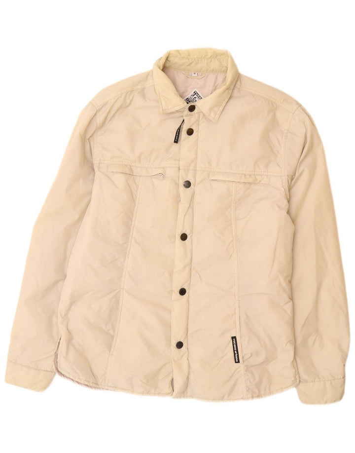 TUCANO URBANO Mens Padded Jacket UK 38 Medium Off White Nylon