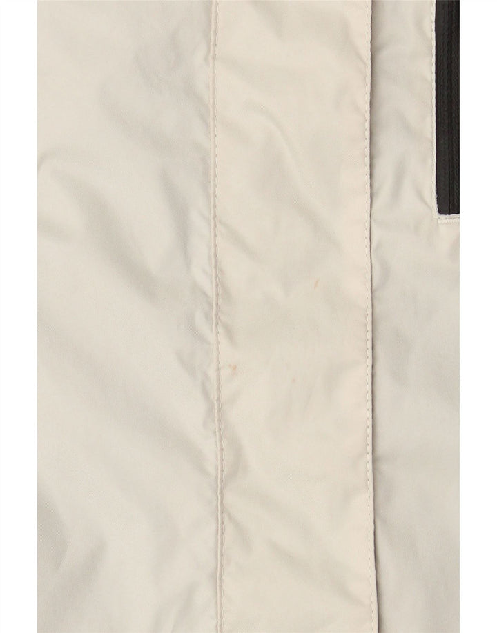 IGUANA Womens Hooded Windbreaker Jacket EU 46 XL White Colourblock