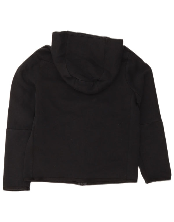 Nike Boys Zip Hoodie Sweater 10-11 Years Medium Navy Blue Colourblock