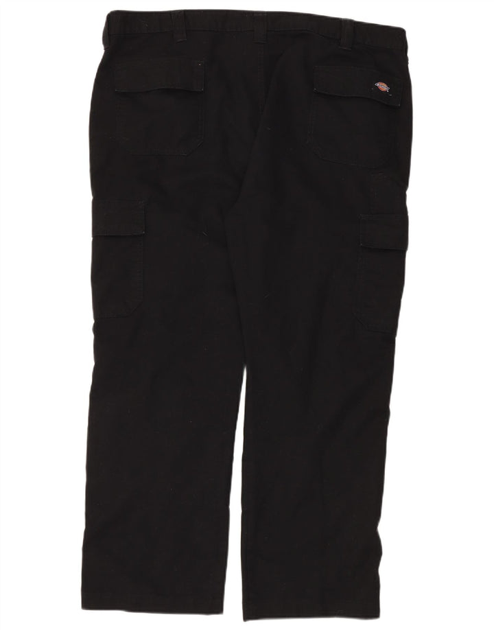 Dickies Mens Straight Cargo Trousers W40 L28 Black