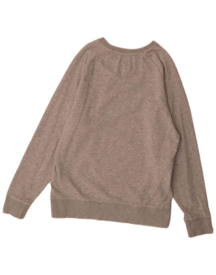 Gant Mens Graphic Sweatshirt Jumper XL Grey Flecked Cotton