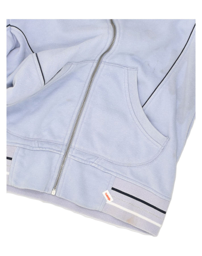 CHAMPION Womens Tracksuit Top Jacket UK 10 Small Blue Cotton | Vintage Champion | Thrift | Second-Hand Champion | Used Clothing | Messina Hembry 