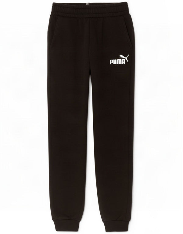 Puma Boys Tracksuit Trousers Joggers 11-12 Years Black Cotton
