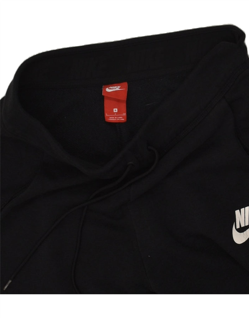 NIKE Mens Tracksuit Trousers Joggers Small Black Cotton | Vintage Nike | Thrift | Second-Hand Nike | Used Clothing | Messina Hembry 