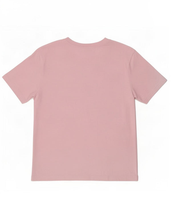Zara Womens T-Shirt Top UK 10 Small Pink Cotton