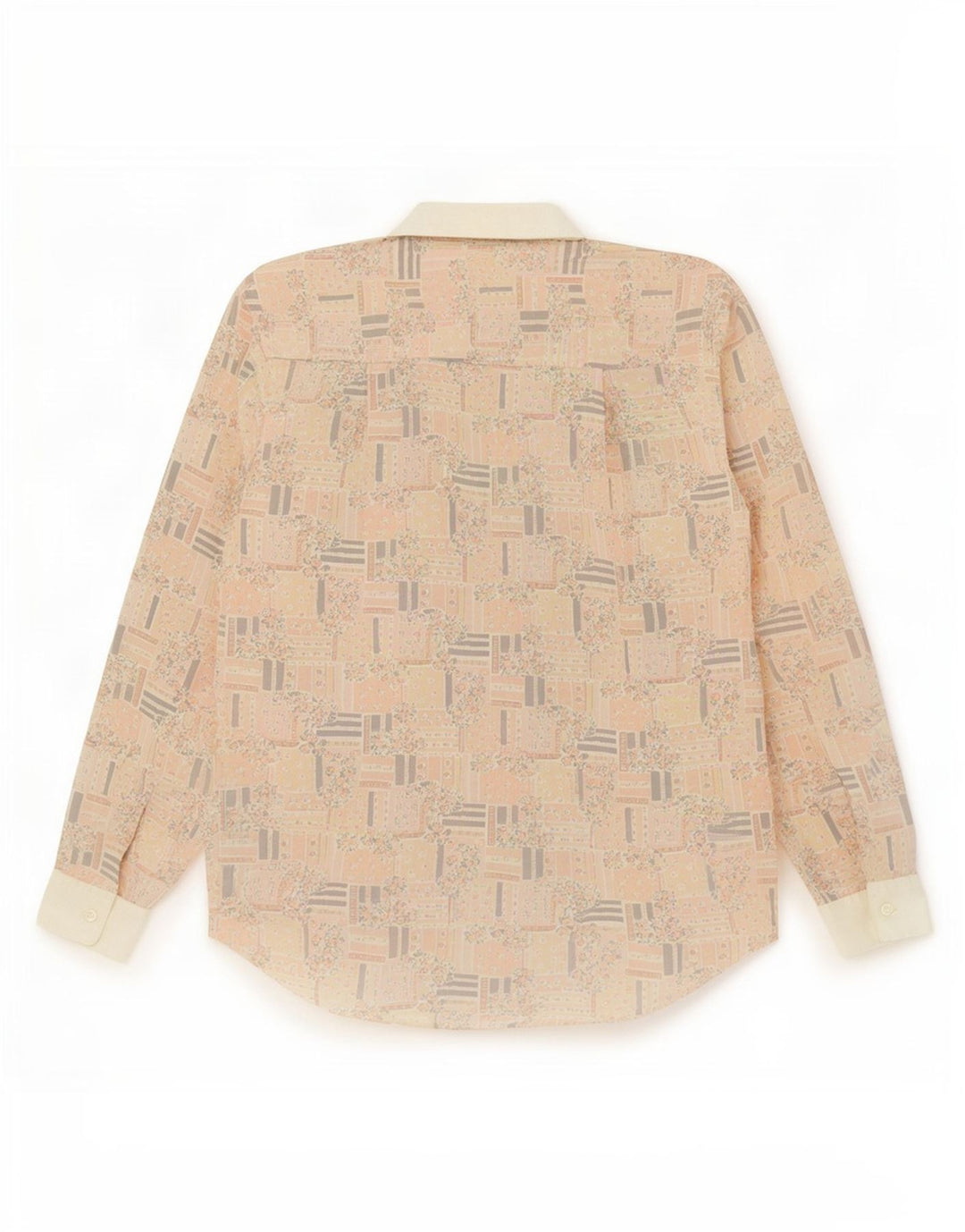 HANAITI Womens Shirt UK 14 Medium Multicoloured Patchwork Polyester
