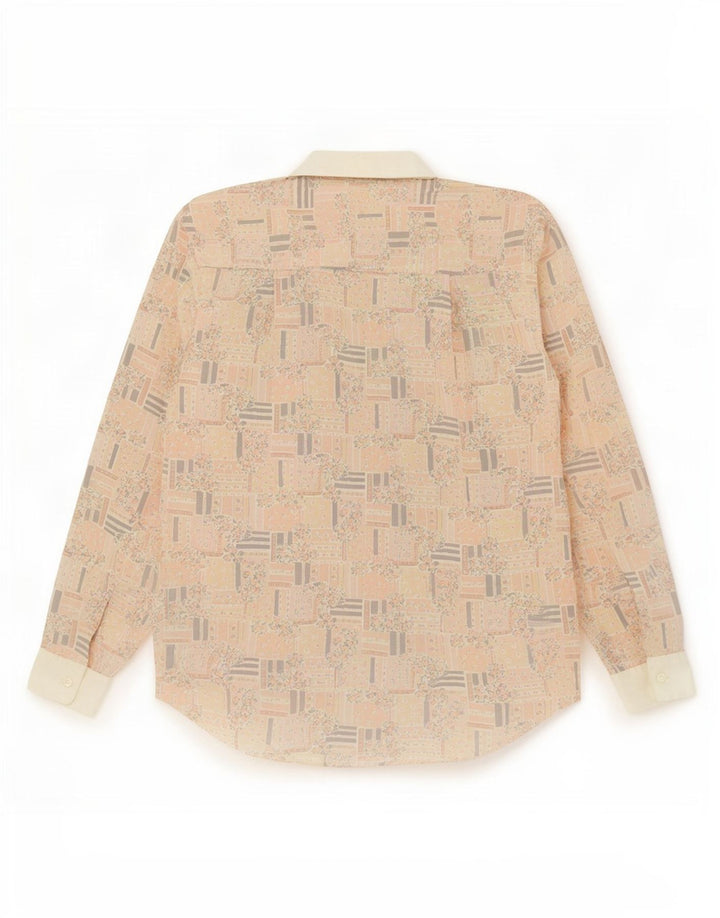 HANAITI Womens Shirt UK 14 Medium Multicoloured Patchwork Polyester