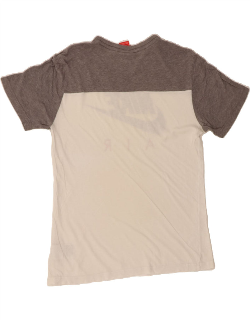 NIKE Mens Graphic T-Shirt Top Small Grey Colourblock Cotton Vintage Nike and Second-Hand Nike from Messina Hembry 