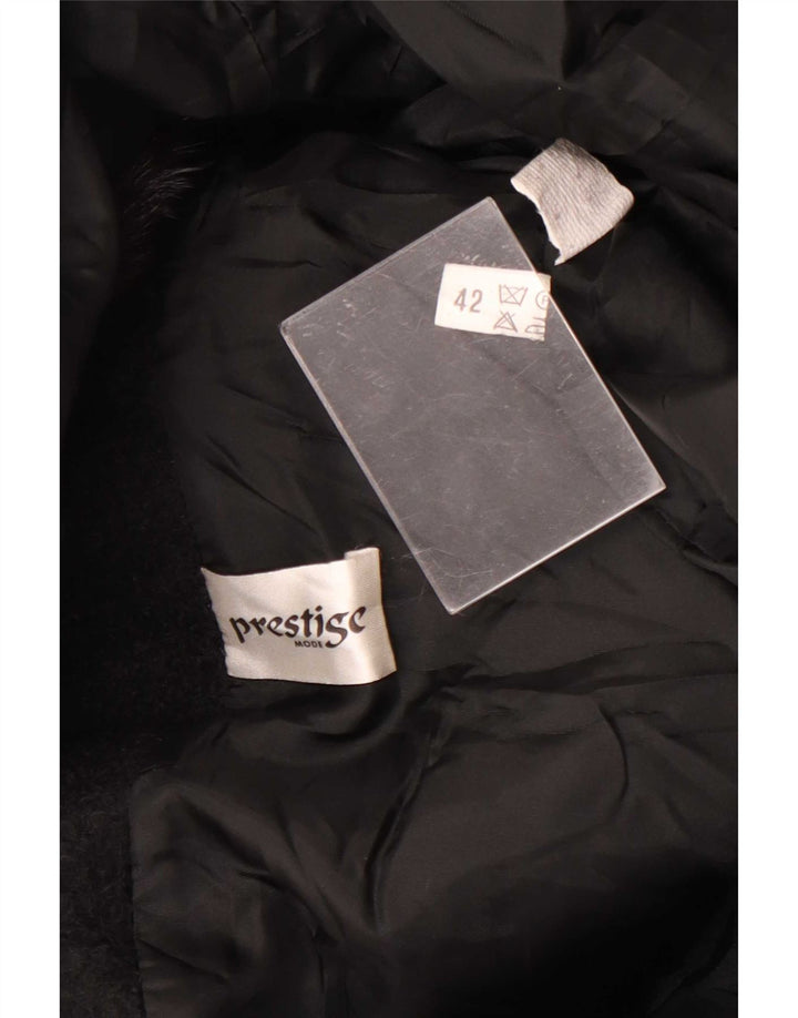 Prestige Womens Overcoat IT 42 Medium Black