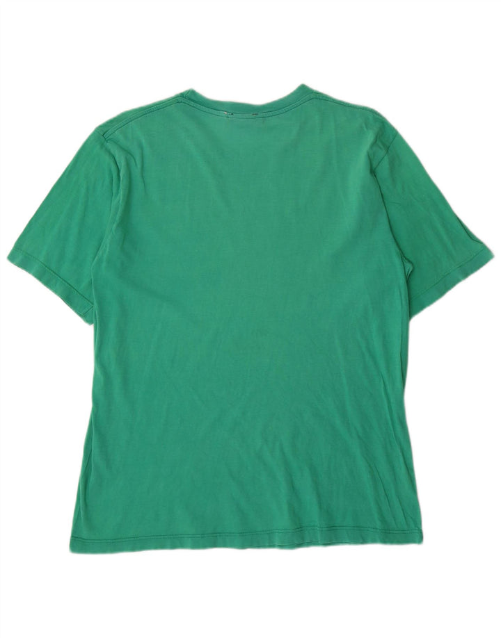 Kappa Mens Graphic T-Shirt Top Medium Green