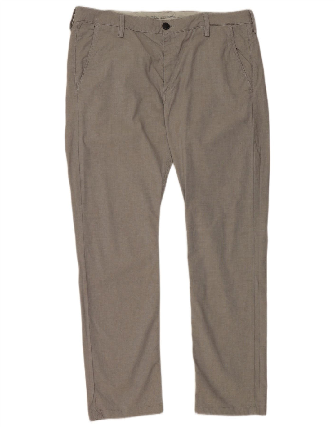 LEE Mens Slim Chino Trousers W36 L32 Grey Cotton