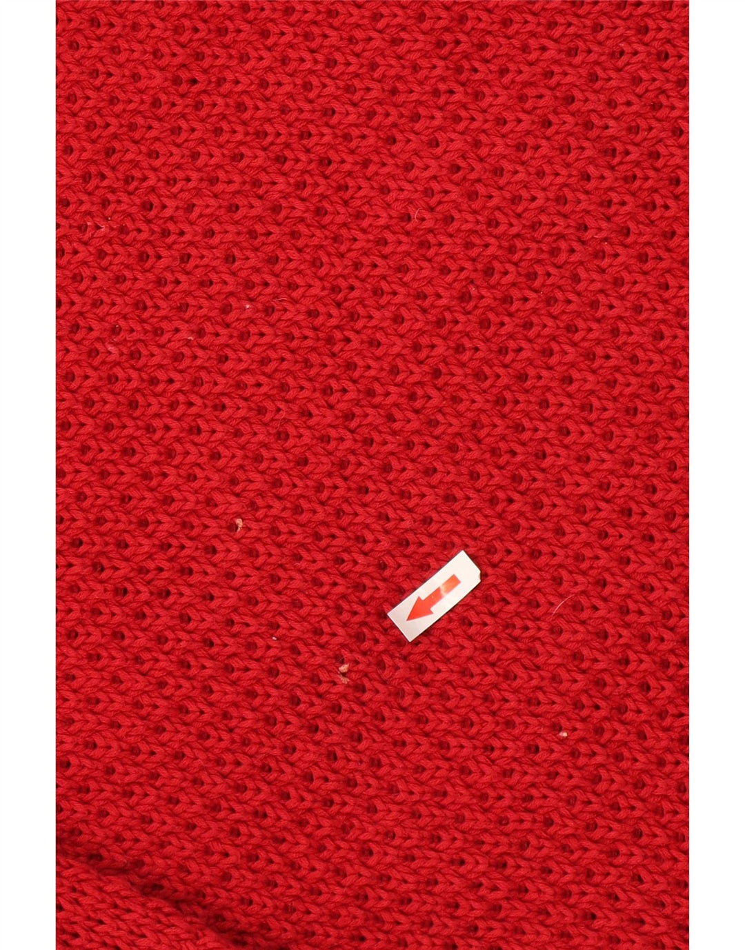 Marks & Spencer Womens Oversized Boat Neck Jumper Sweater UK 10 Small Red