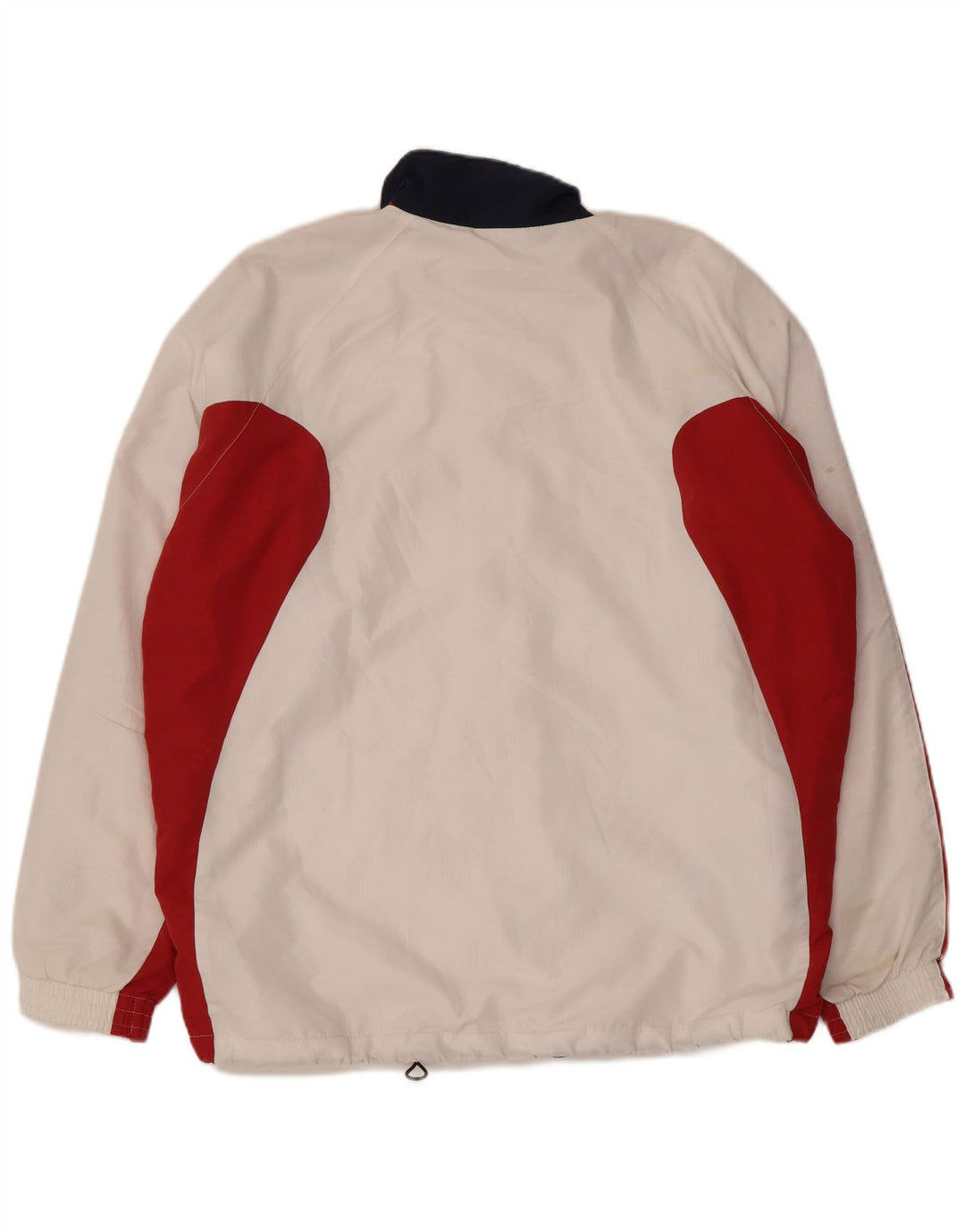 Diadora Mens Tracksuit Top Jacket UK 42 XL White Colourblock Polyester