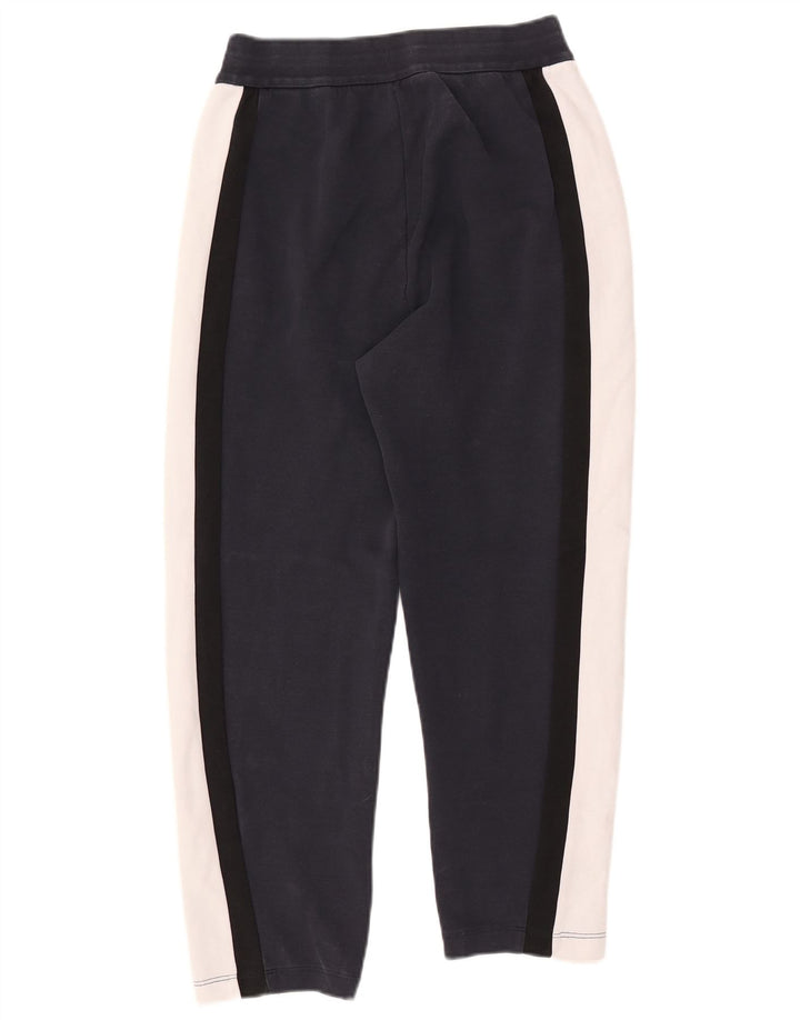 ARMANI EXCHANGE Mens Tracksuit Trousers XS  Navy Blue Colourblock Cotton