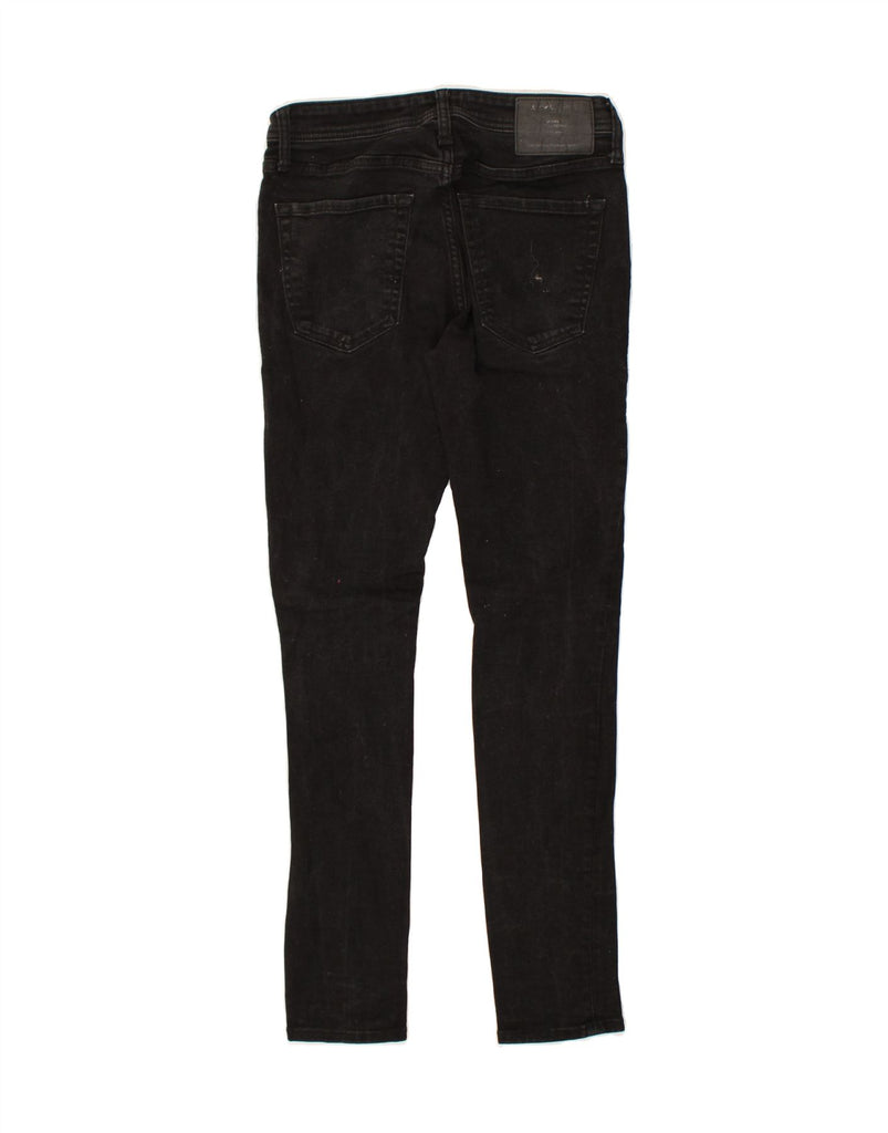 JACK & JONES Mens Liam Skinny Jeans W28 L30 Black Cotton | Vintage Jack & Jones | Thrift | Second-Hand Jack & Jones | Used Clothing | Messina Hembry 