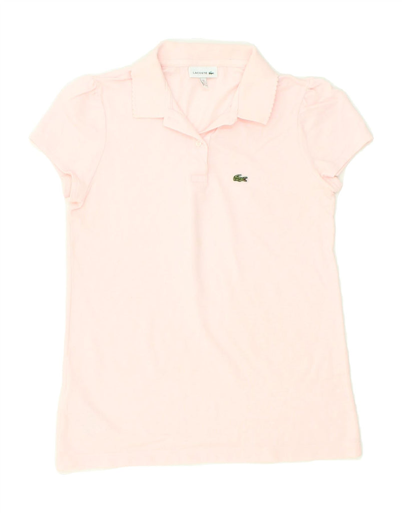 LACOSTE Girls Polo Shirt 11-12 Years Pink Cotton | Vintage Lacoste | Thrift | Second-Hand Lacoste | Used Clothing | Messina Hembry 
