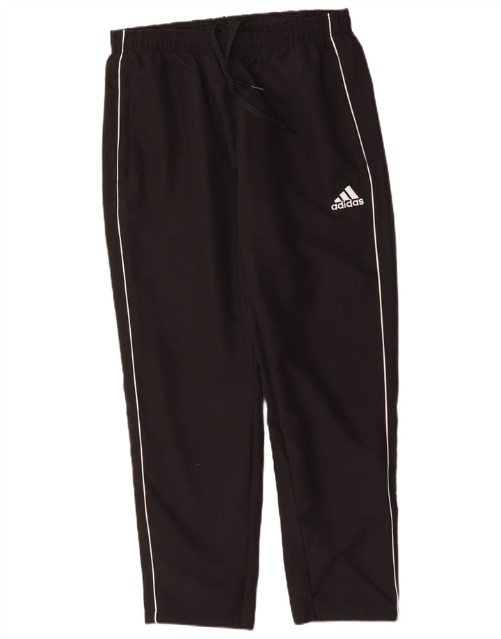 Adidas Mens Tracksuit Trousers Medium  Black Colourblock Polyester