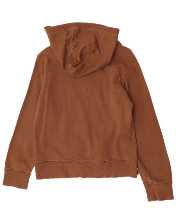 Gap Girls Graphic Regular Fit Hoodie Jumper 9-10 Years Large Brown Cotton