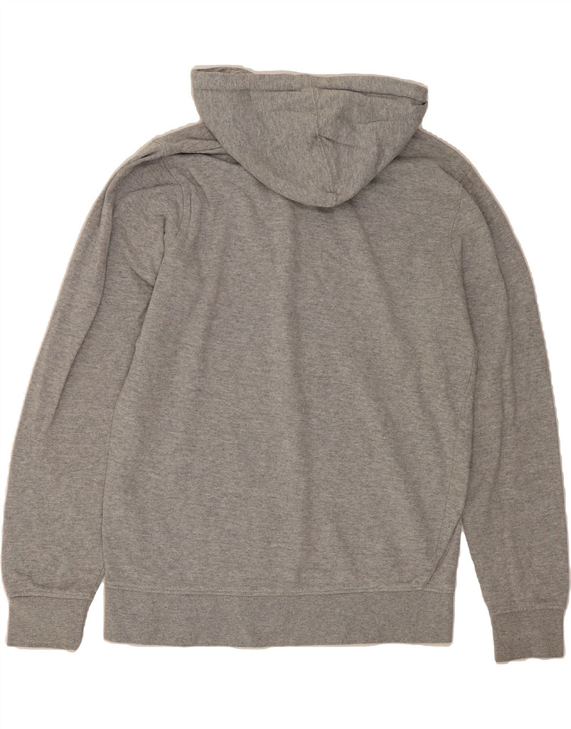 JACK & JONES Mens Graphic Hoodie Jumper Medium Grey Cotton Vintage Jack & Jones and Second-Hand Jack & Jones from Messina Hembry 