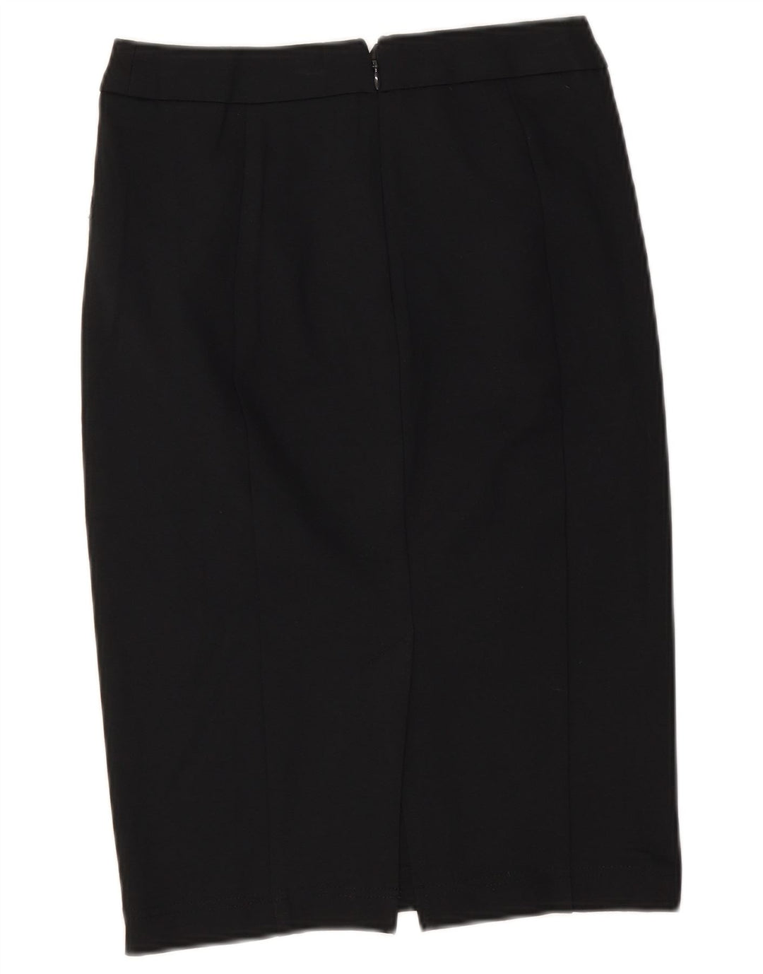 Marks & Spencer Womens Pencil Skirt UK 8 Small W26 Black Viscose