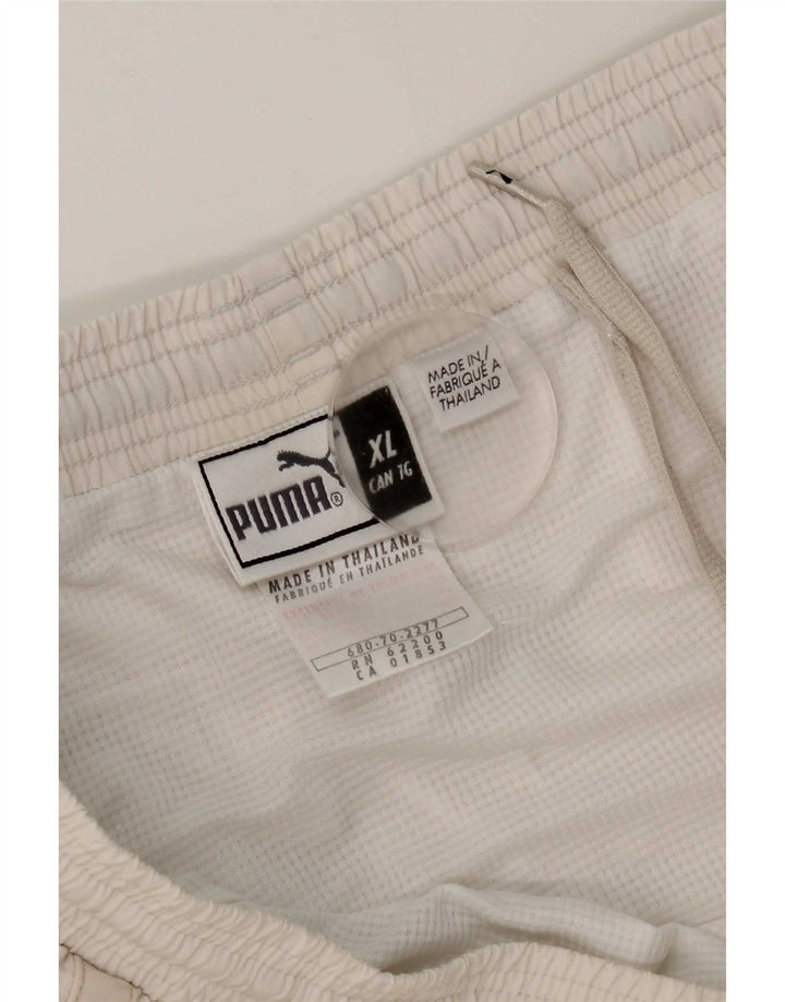 Puma Mens Sport Shorts XL White Nylon