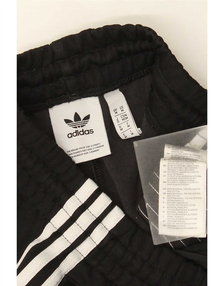 Adidas Mens Tracksuit Trousers Joggers Medium Black Polyester Sports