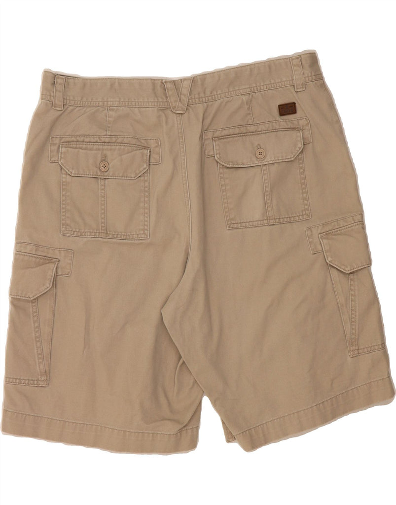 IZOD Mens Cargo Shorts W38 XL Beige Cotton Vintage Izod and Second-Hand Izod from Messina Hembry 