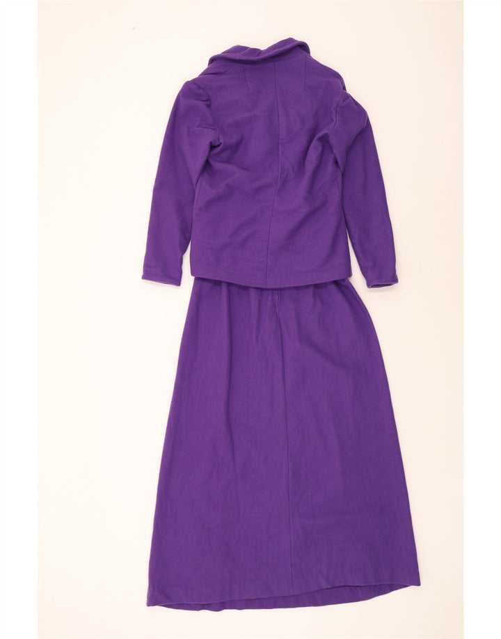 VINTAGE Womens 2 Piece Set UK 12 Medium Purple