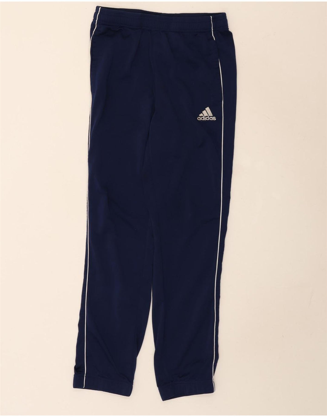 Adidas Mens Tracksuit Trousers Joggers Medium  Navy Blue Polyester