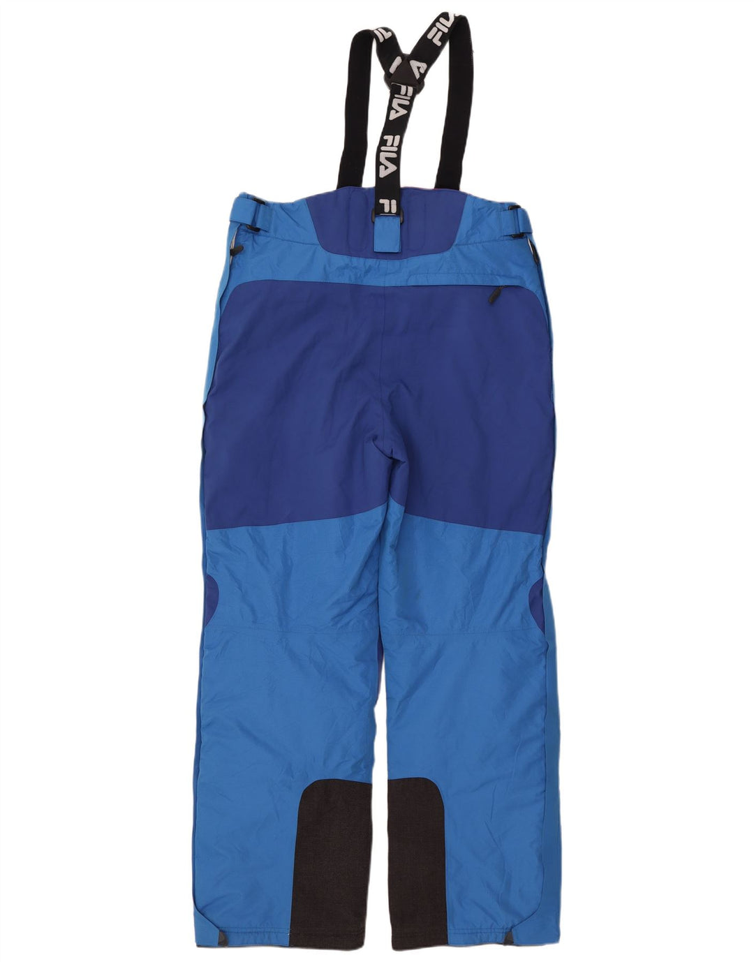 Fila Mens Graphic Dungarees Ski Trousers Large  Blue Colourblock Polyester