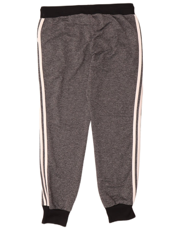 Adidas Womens Tracksuit Trousers Joggers UK 16 Large Grey Colourblock