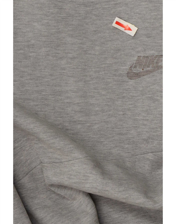 Nike Mens Tracksuit Trousers Joggers Small Grey Flecked Cotton