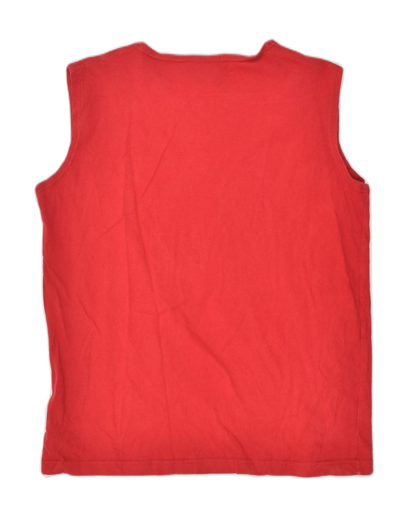 REEBOK Mens Vest Top Medium Red Cotton | Vintage Reebok | Thrift | Second-Hand Reebok | Used Clothing | Messina Hembry 