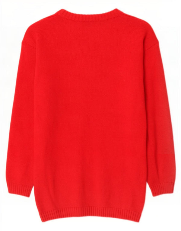Burberry Boys Boat Neck Jumper Sweater 13-14 Years Red