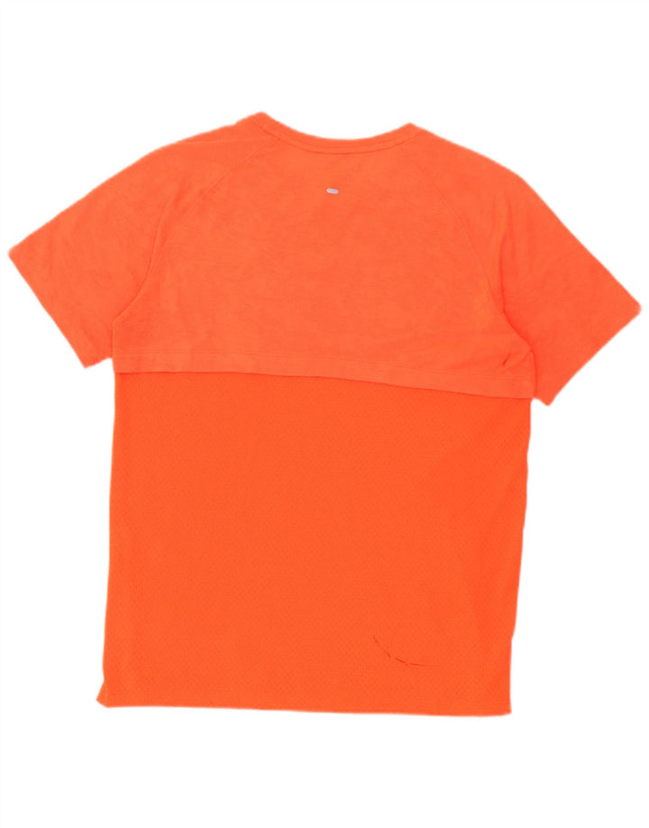 Under Armour Mens Heat Gear T-Shirt Top Medium Orange