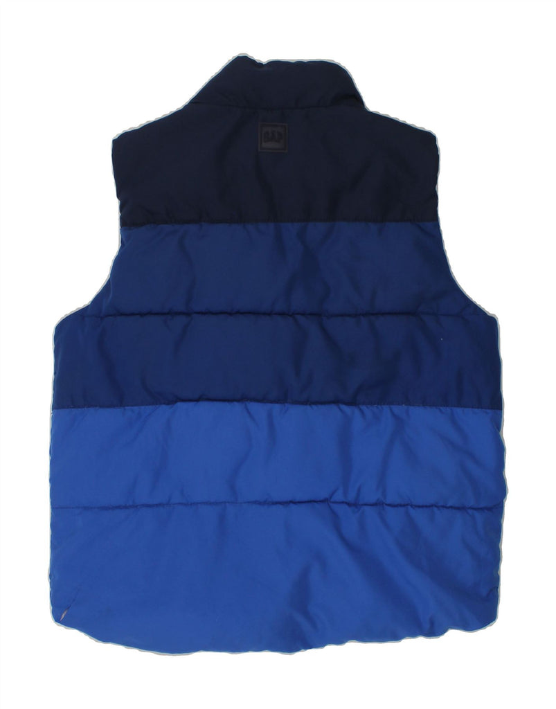 GAP Boys Padded Gilet 4-5 Years Blue Colourblock Polyester | Vintage Gap | Thrift | Second-Hand Gap | Used Clothing | Messina Hembry 