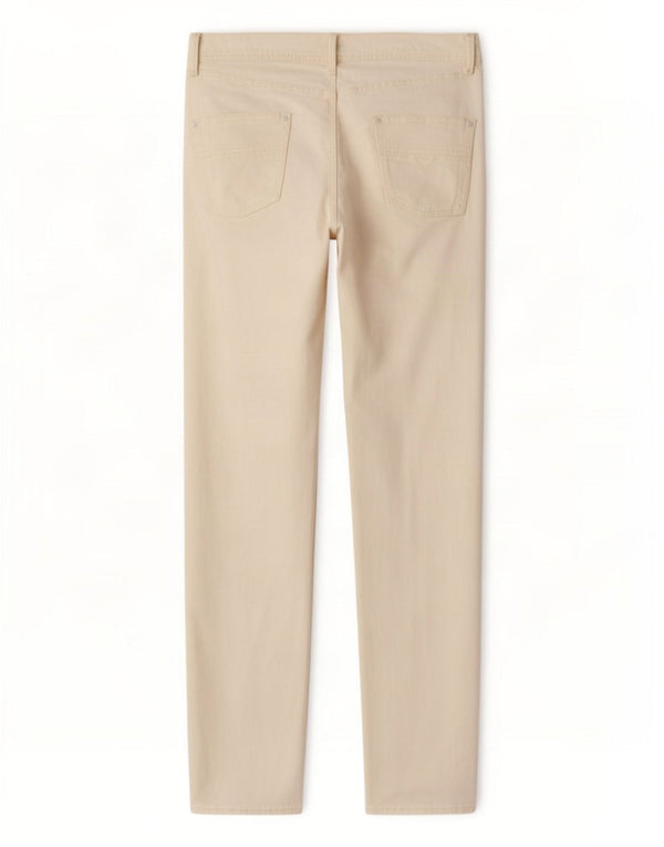 Diesel Mens Straight Casual Trousers W36 L33 Off White Cotton