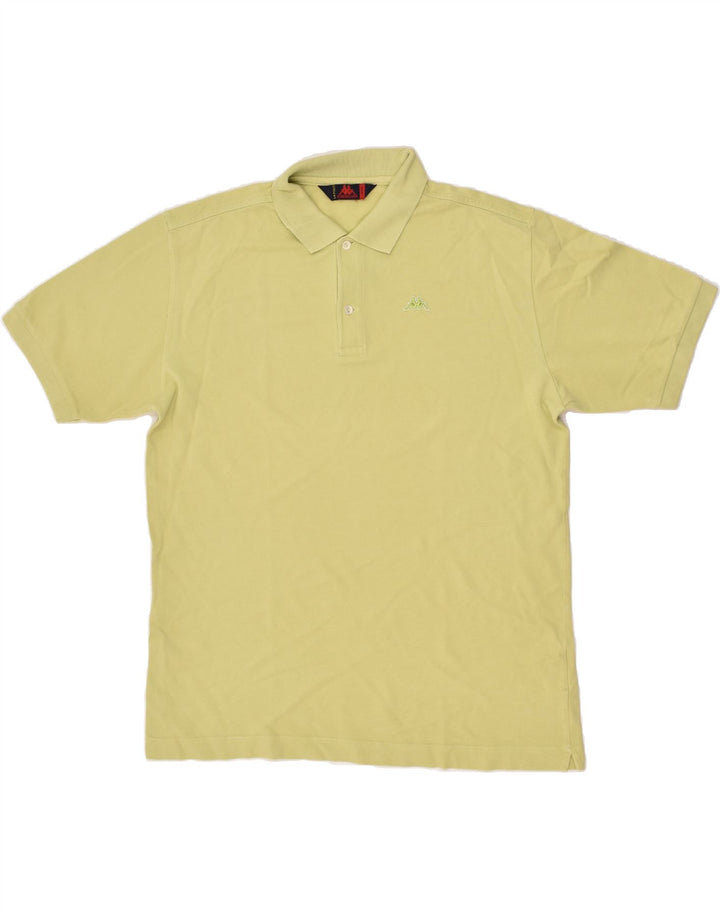 KAPPA Mens Polo Shirt Large Green Cotton | Vintage Kappa | Thrift | Second-Hand Kappa | Used Clothing | Messina Hembry 