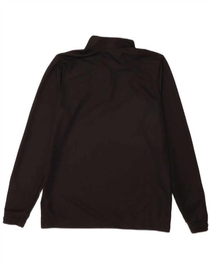 Adidas Boys Aeroready Zip Neck Pullover Tracksuit Top 13-14 Years Black