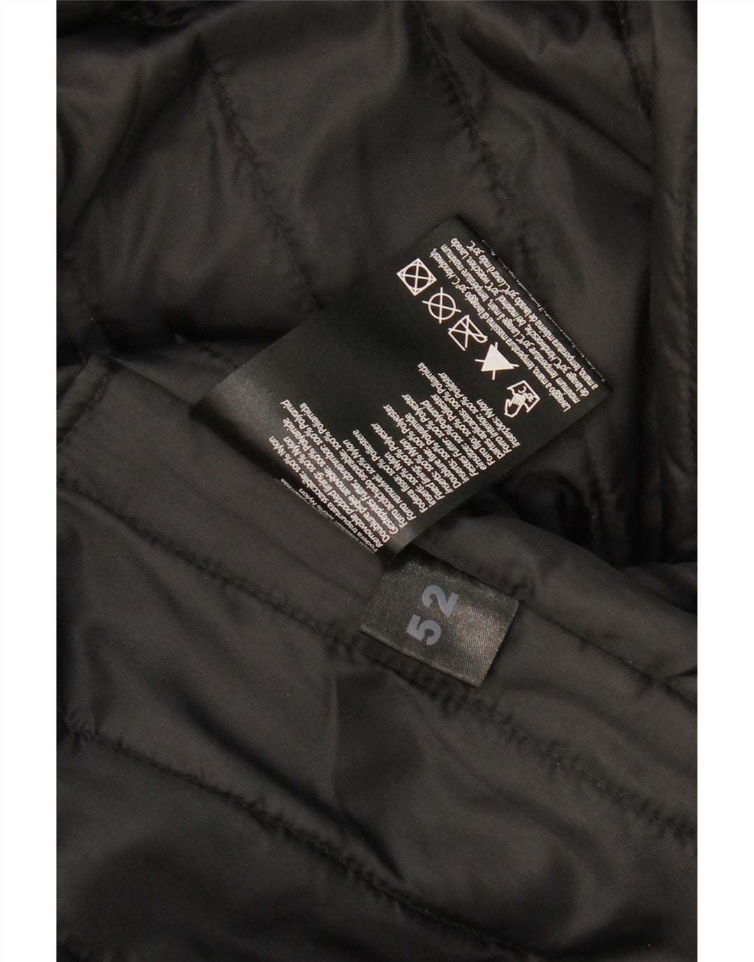 DAINESE Mens Racer Jacket IT 52 XL Black Nylon Vintage Dainese and Second-Hand Dainese from Messina Hembry 