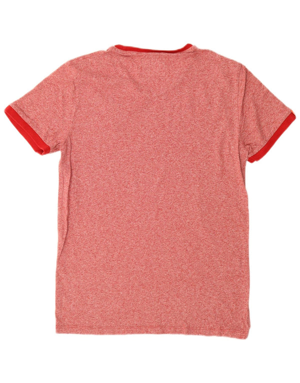 Superdry Mens Graphic T-Shirt Top Large Red Flecked