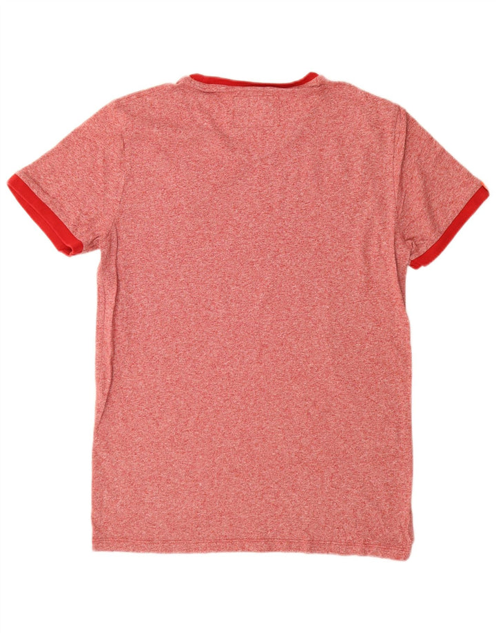 Superdry Mens Graphic T-Shirt Top Large Red Flecked